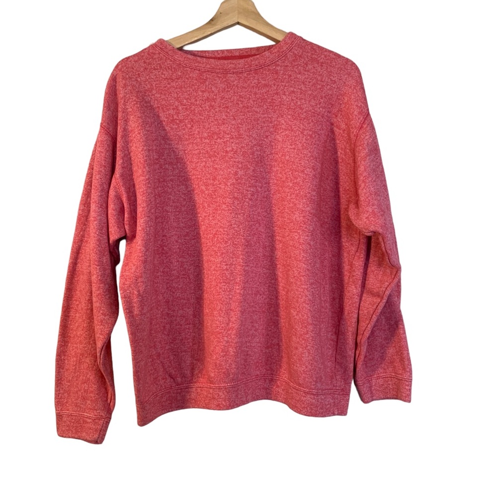 Vineyard Heather Pink Women’s Crew Pullover Sweater Size Medium